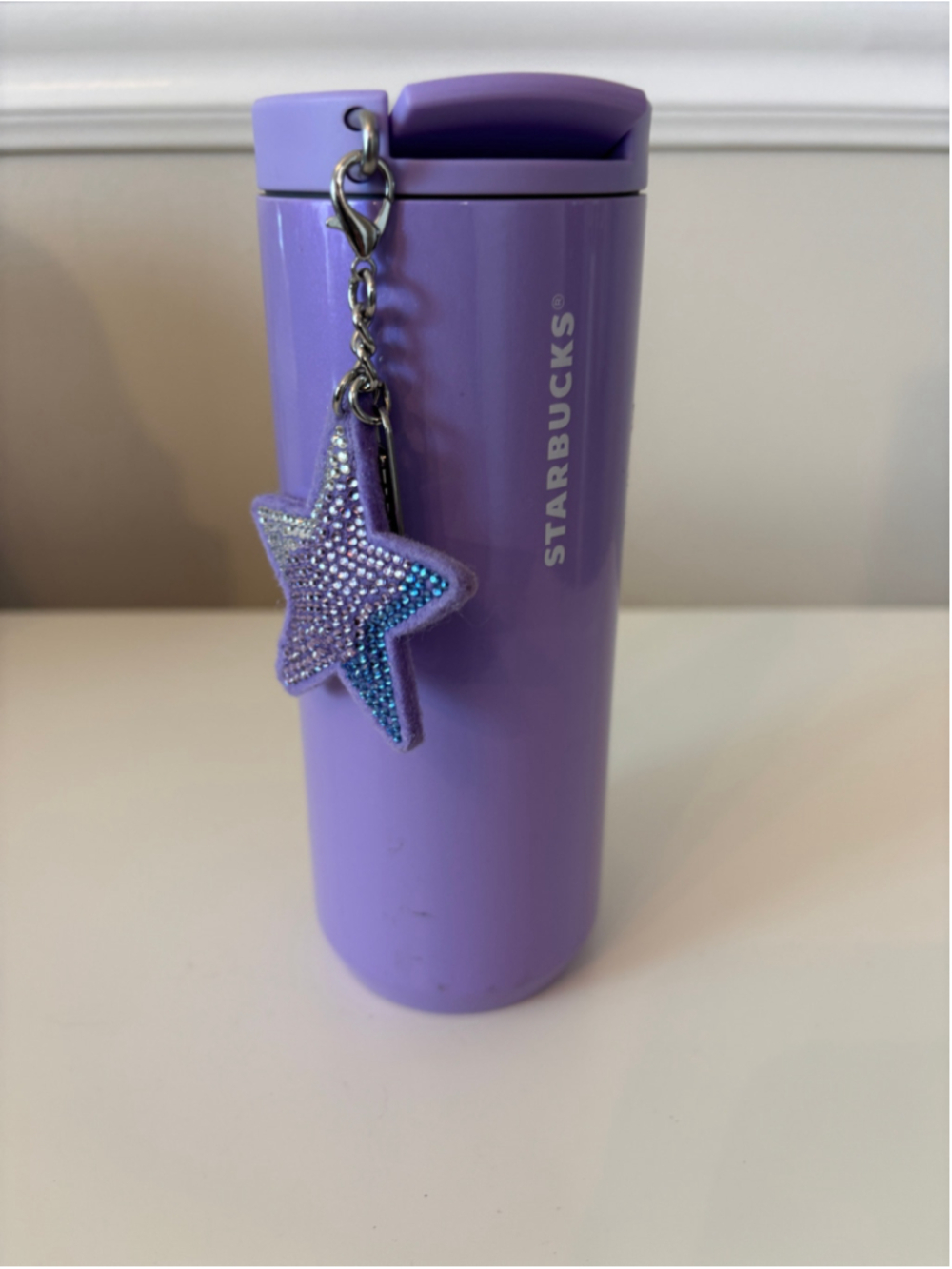 Starbucks Holiday 2023 Lilac Insulated Tumbler With Charms Excellent Condition